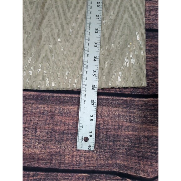 Ralph Lauren Metallic champagne gold midi evening gown size 6 - Picture 8 of 9